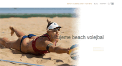 Desktop Screenshot of beachvolejbal.com
