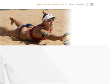 Tablet Screenshot of beachvolejbal.com